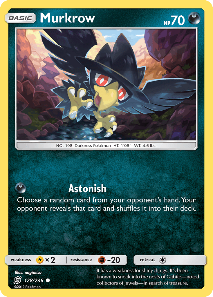 Murkrow Pokémon card