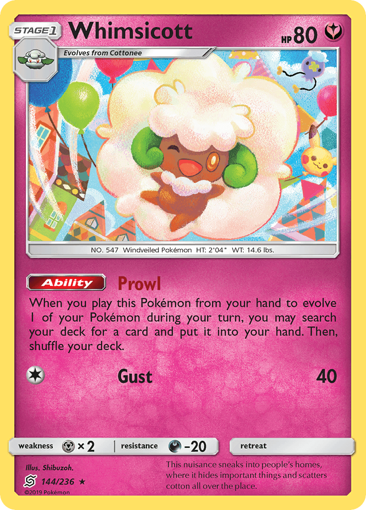 Whimsicott — Fairy type