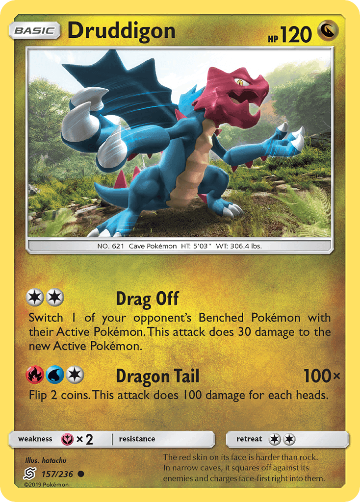 Druddigon Pokémon card