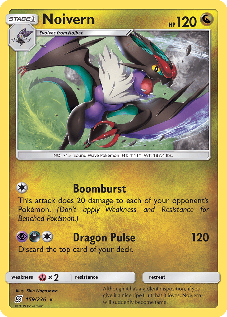 Noivern Pokémon card