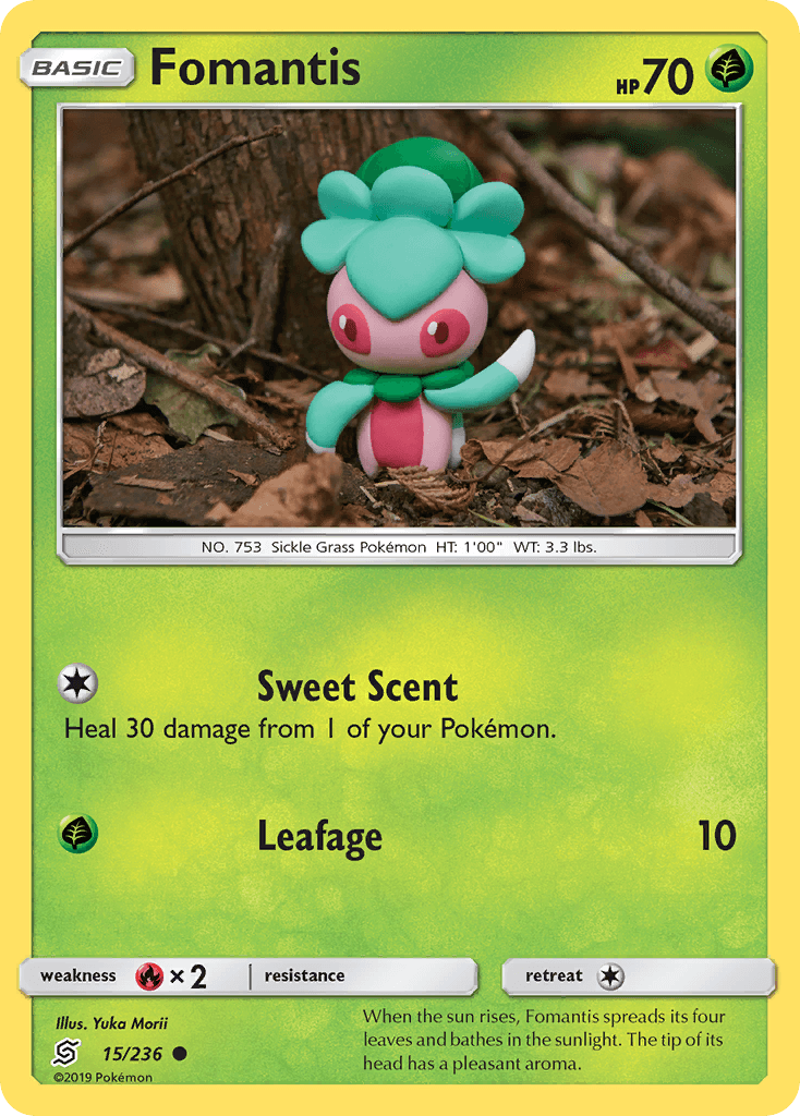 Fomantis Pokémon card