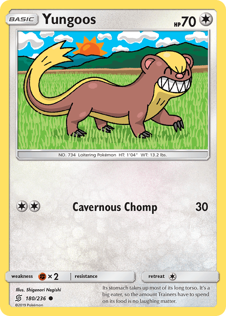 Yungoos Pokémon card