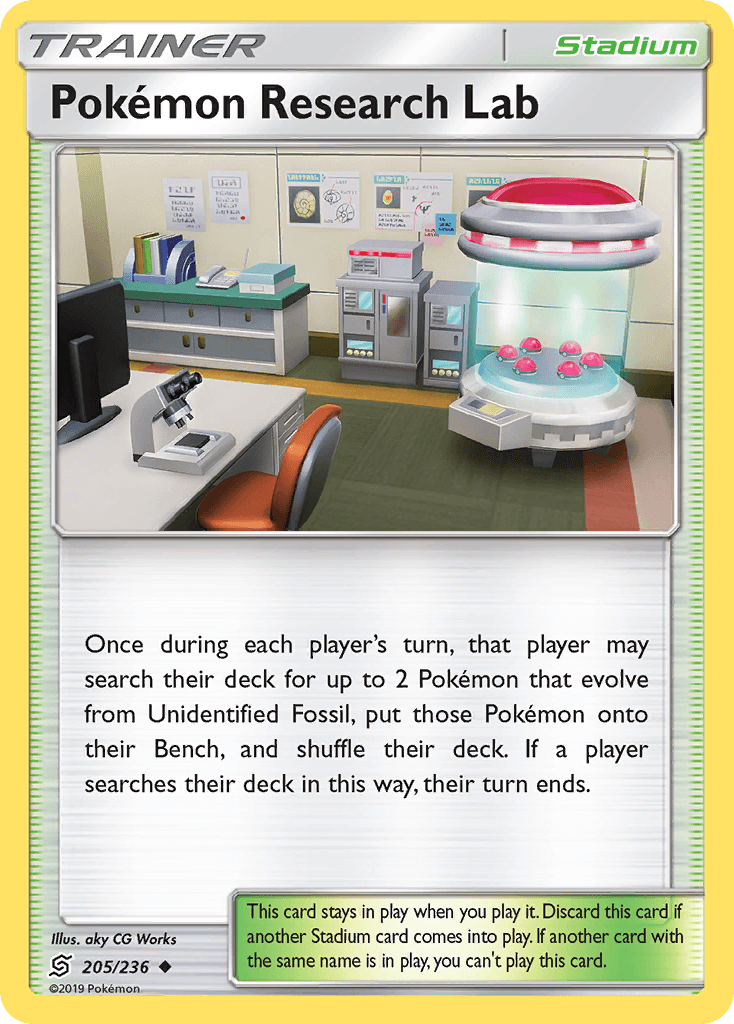 Pokémon Research Lab Pokémon card