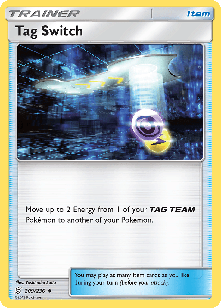 Tag Switch Pokémon card