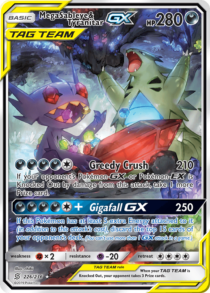 Mega Sableye & Tyranitar-GX — Gen 2