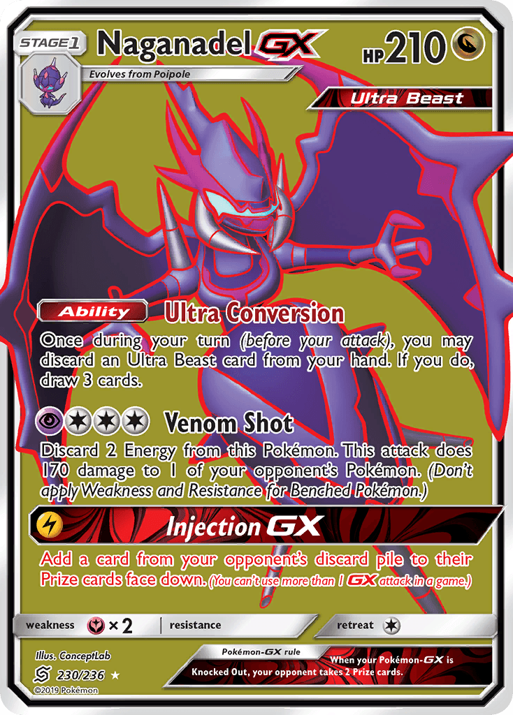 Naganadel-GX Pokémon card