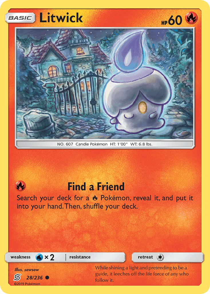 Litwick Pokémon card