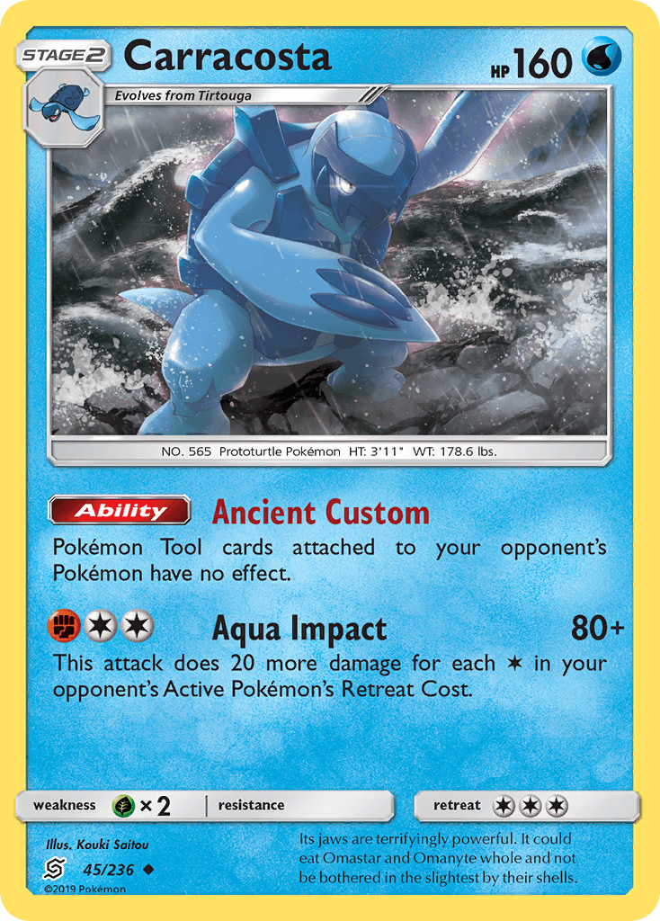 Carracosta Pokémon card