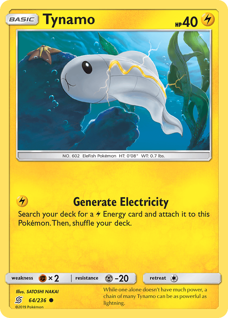 Tynamo Pokémon card