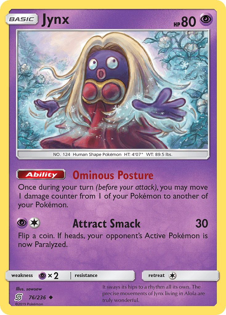 Jynx Pokémon card