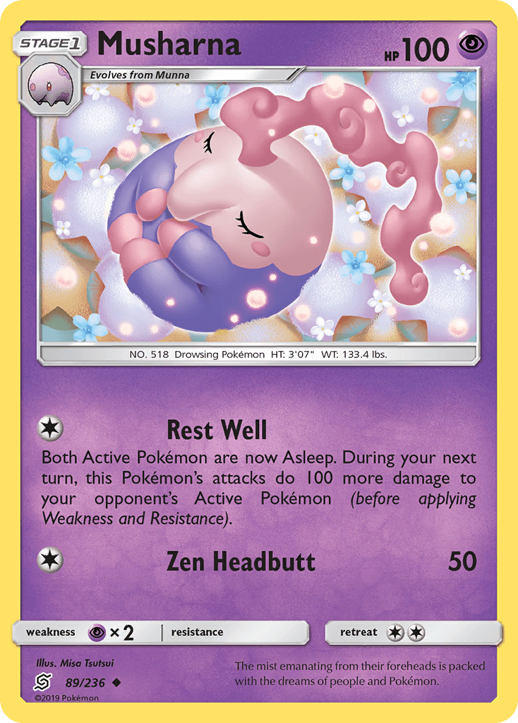 Musharna Pokémon card