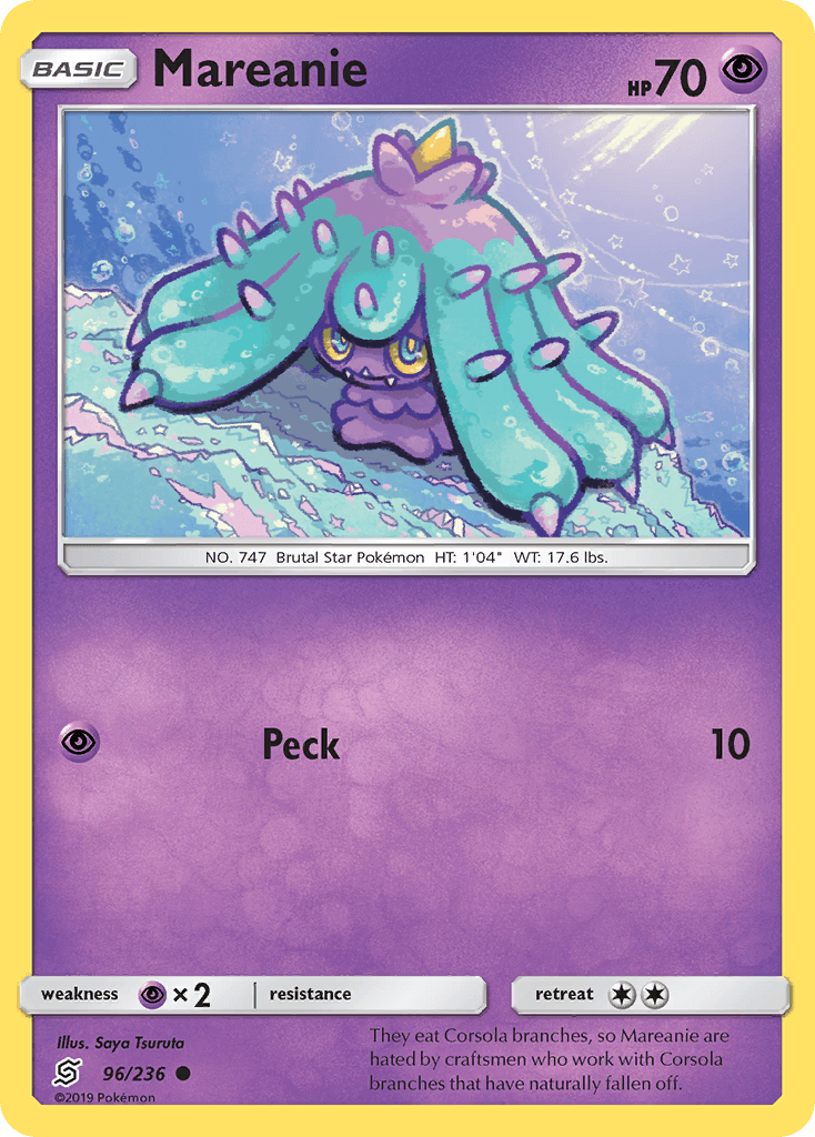 Mareanie Pokémon card
