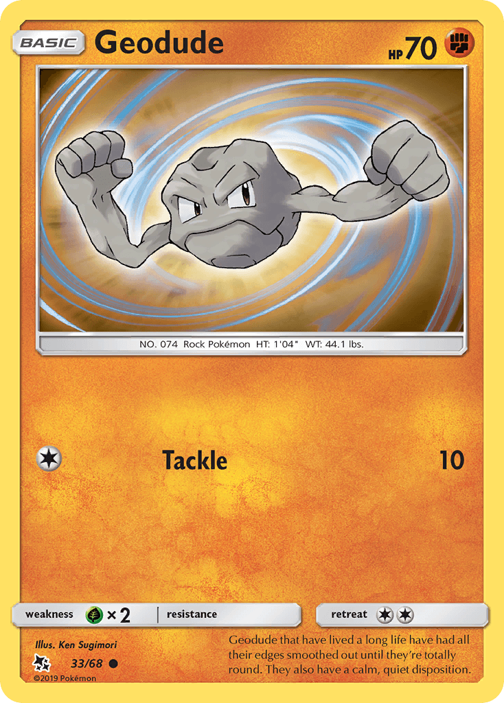 Geodude illustrated by Ken Sugimori