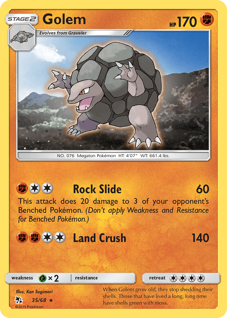 Golem illustrated by Ken Sugimori