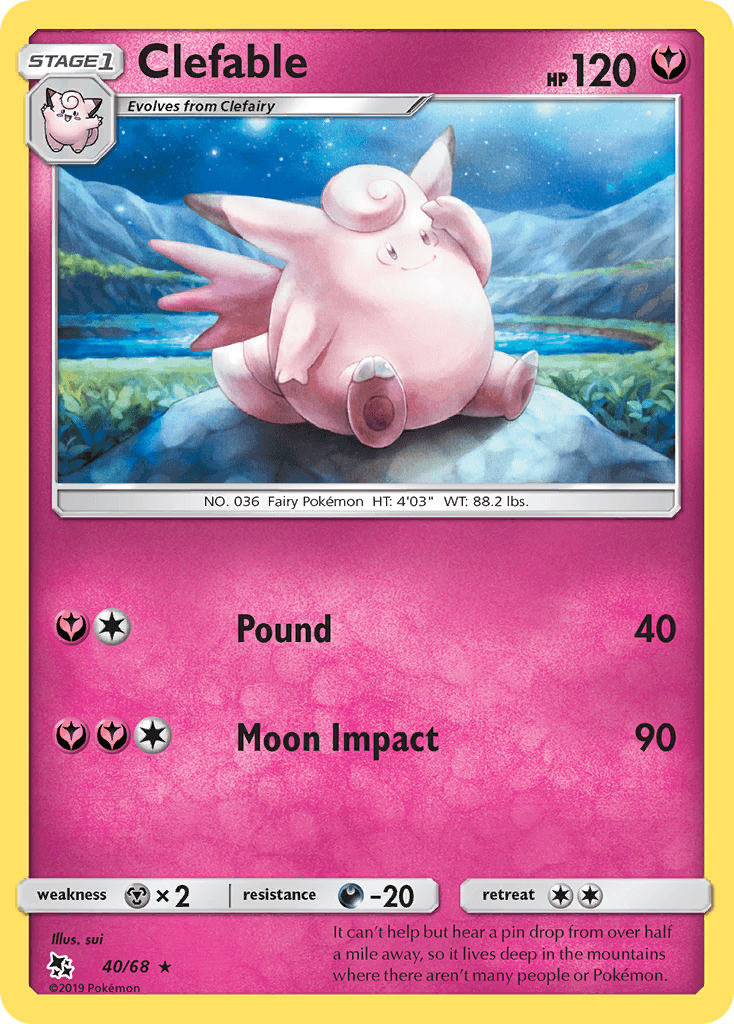 Clefable — Fairy type