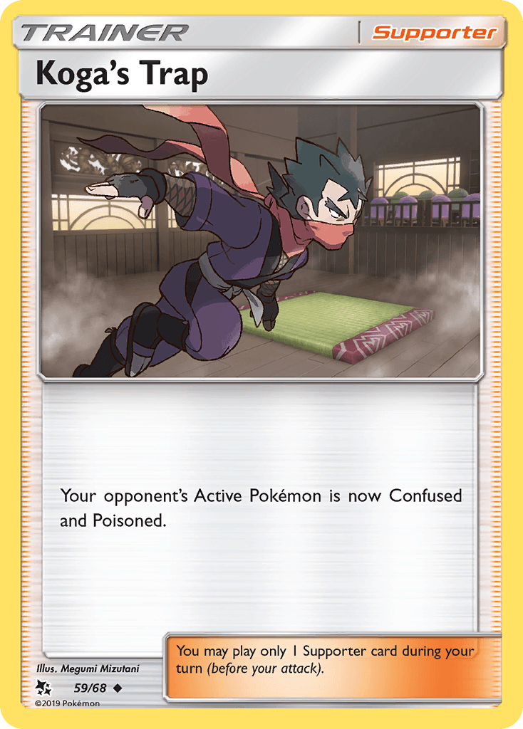 Koga's Trap Pokémon card