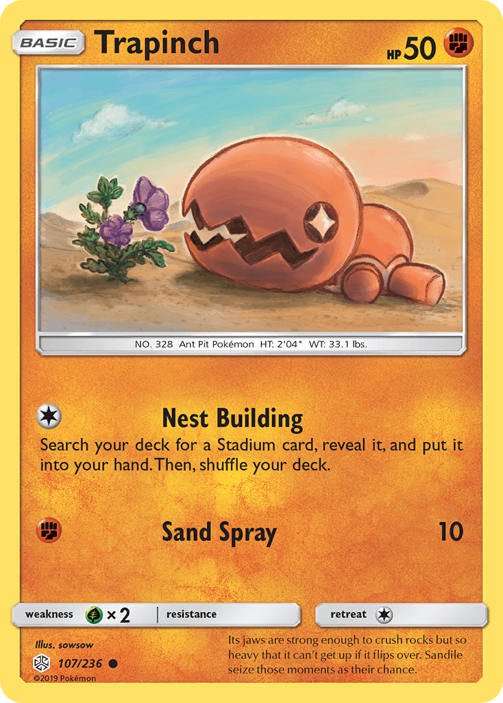 Trapinch Pokémon card