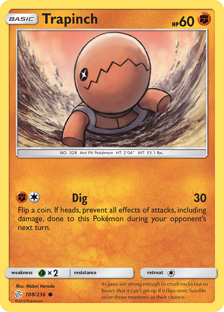 Trapinch Pokémon card
