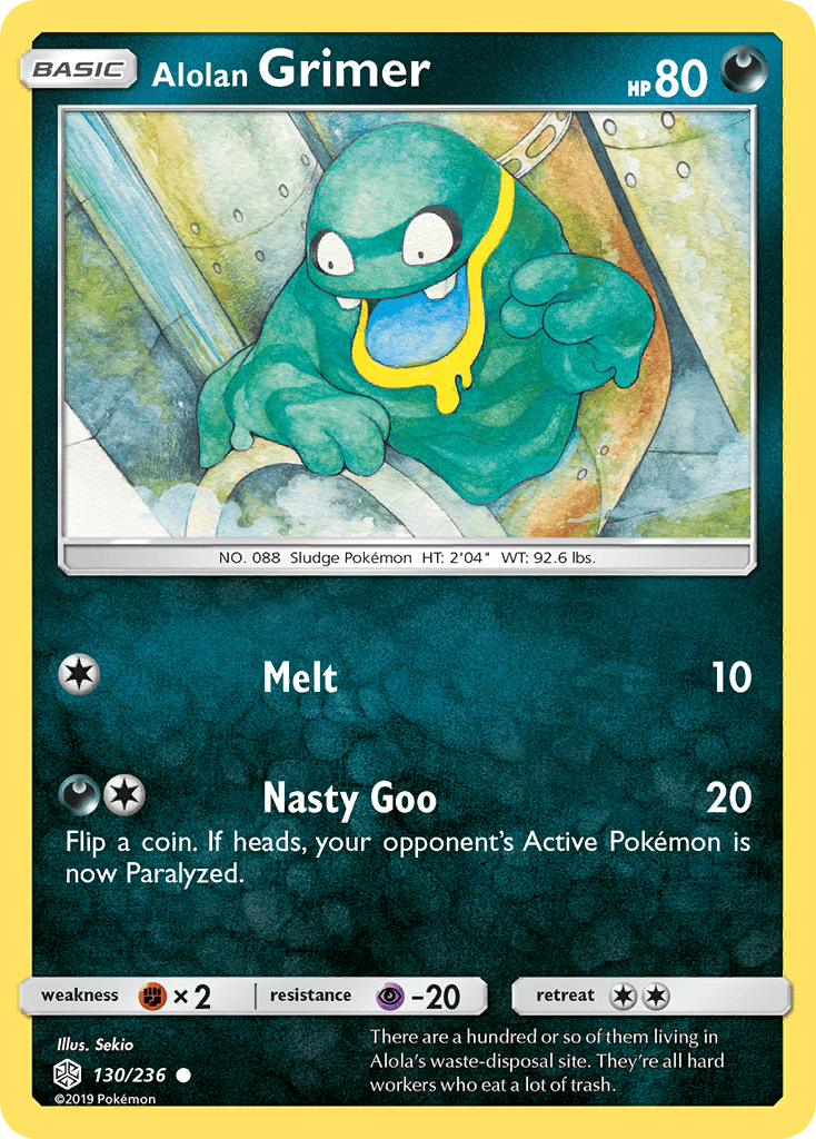 Alolan Grimer Pokémon card