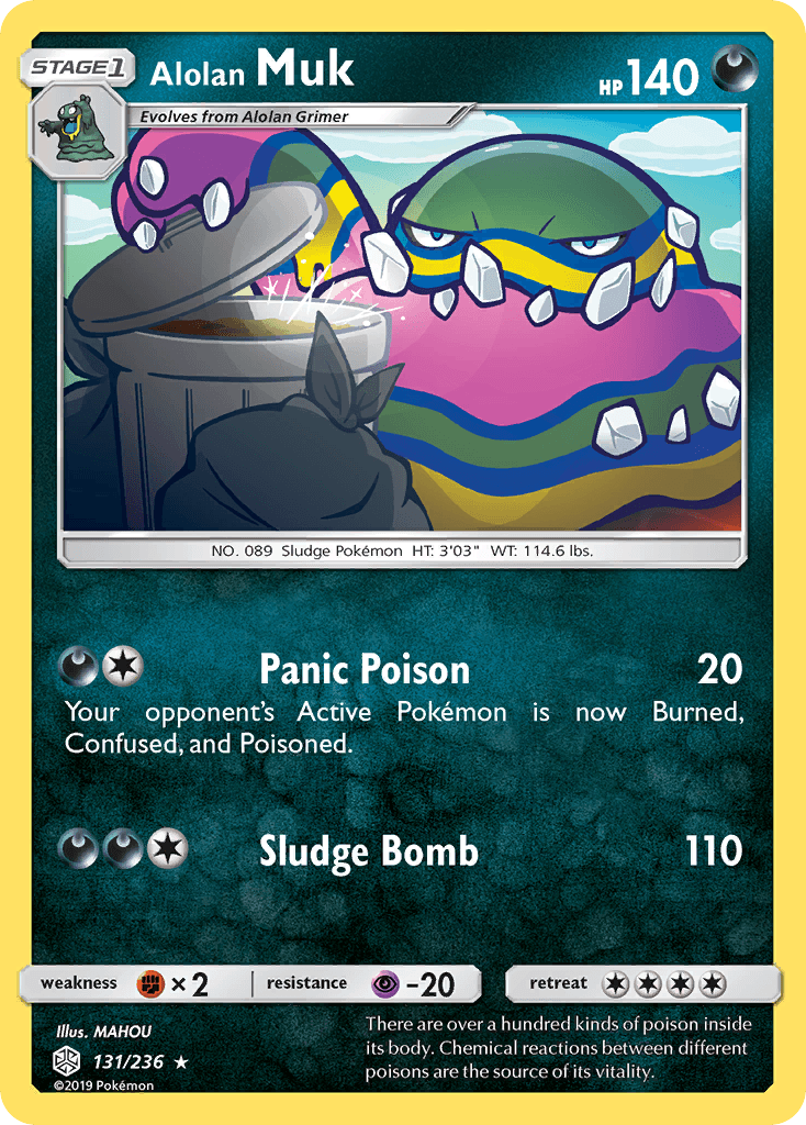 Alolan Muk Pokémon card