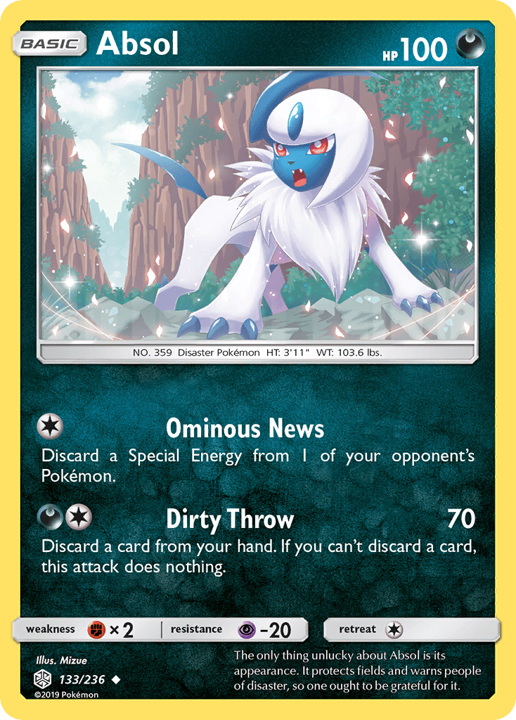 Absol Pokémon card
