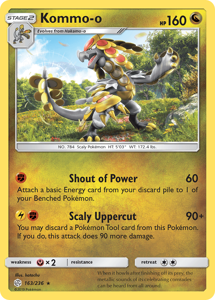 Kommo-o Pokémon card