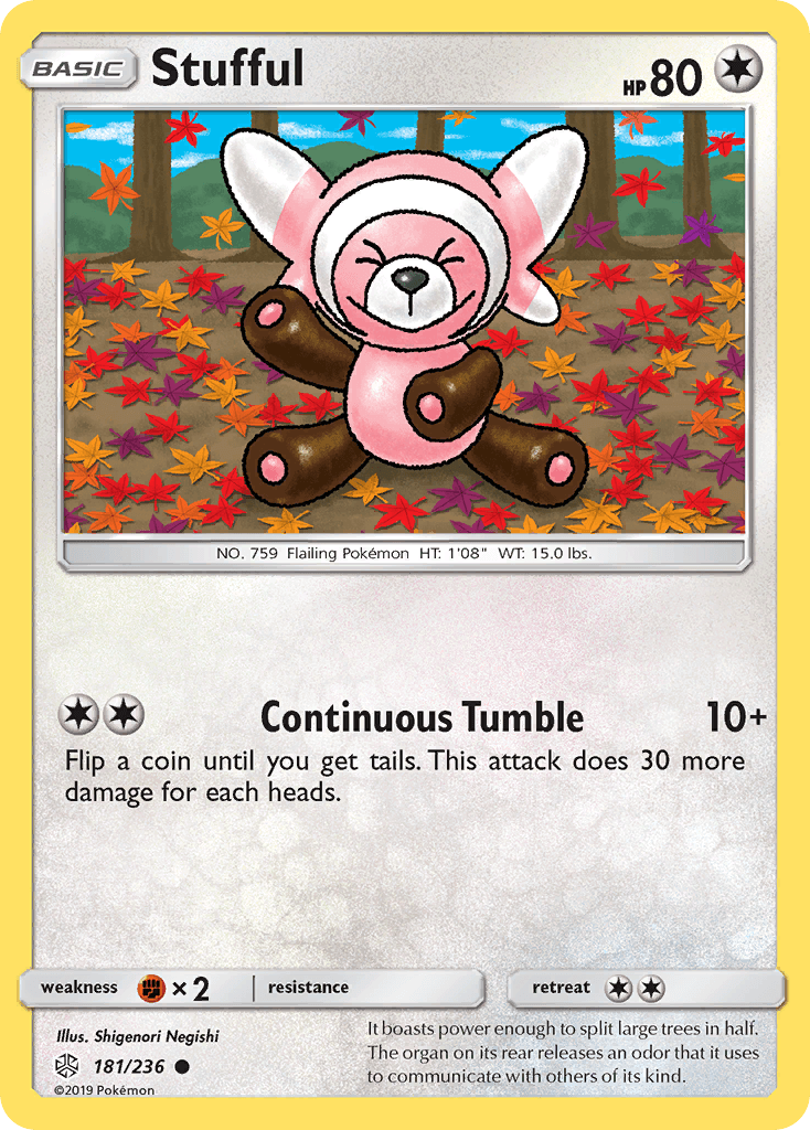 Stufful Pokémon card