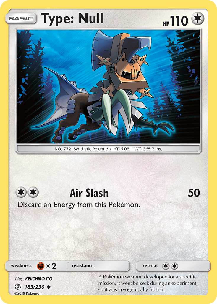 Type: Null Pokémon card