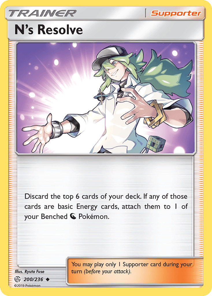 N's Resolve Pokémon card