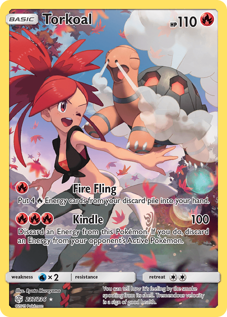 Torkoal Pokémon card