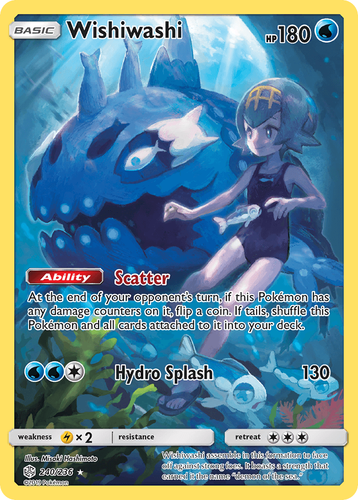 Wishiwashi Pokémon card
