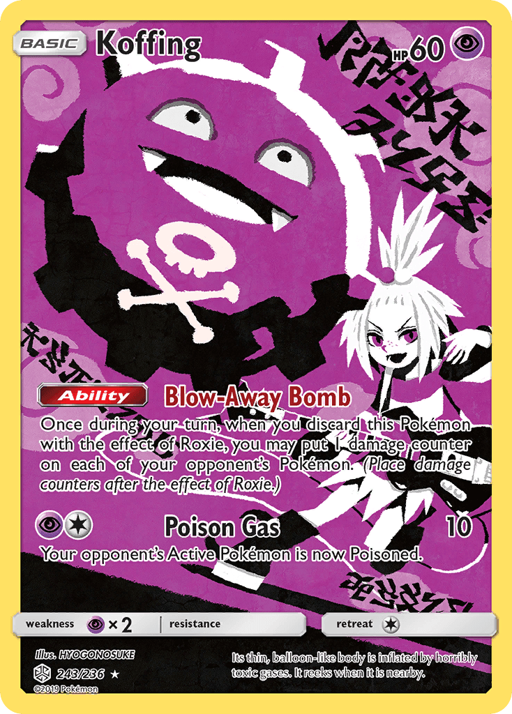 Koffing Pokémon card