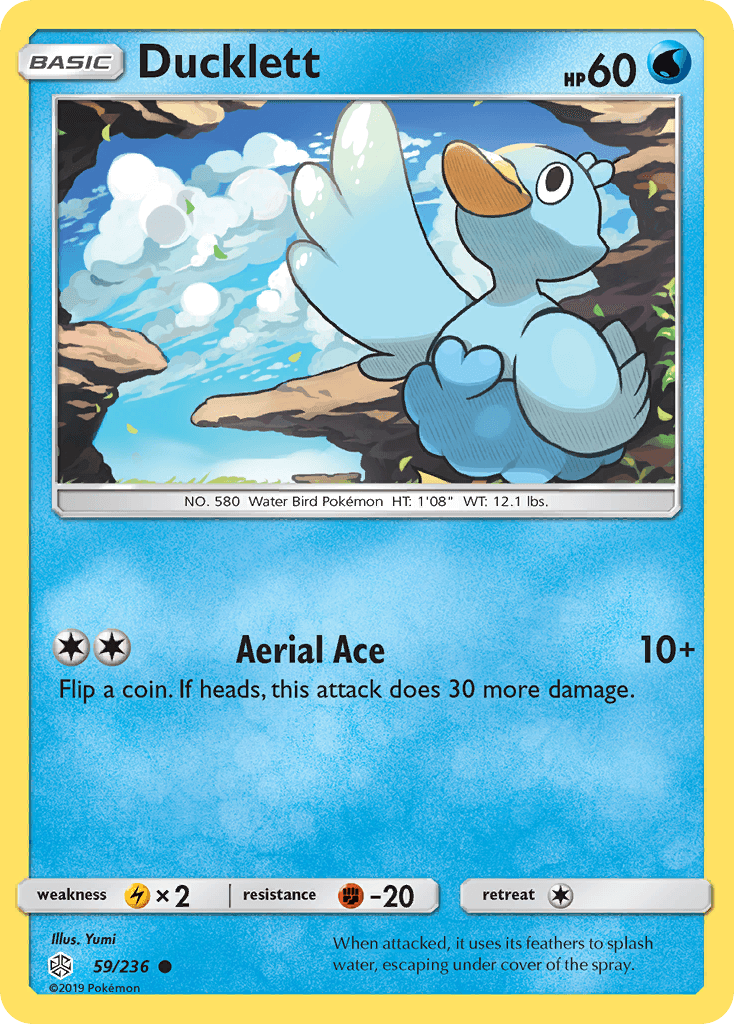 Ducklett Pokémon card