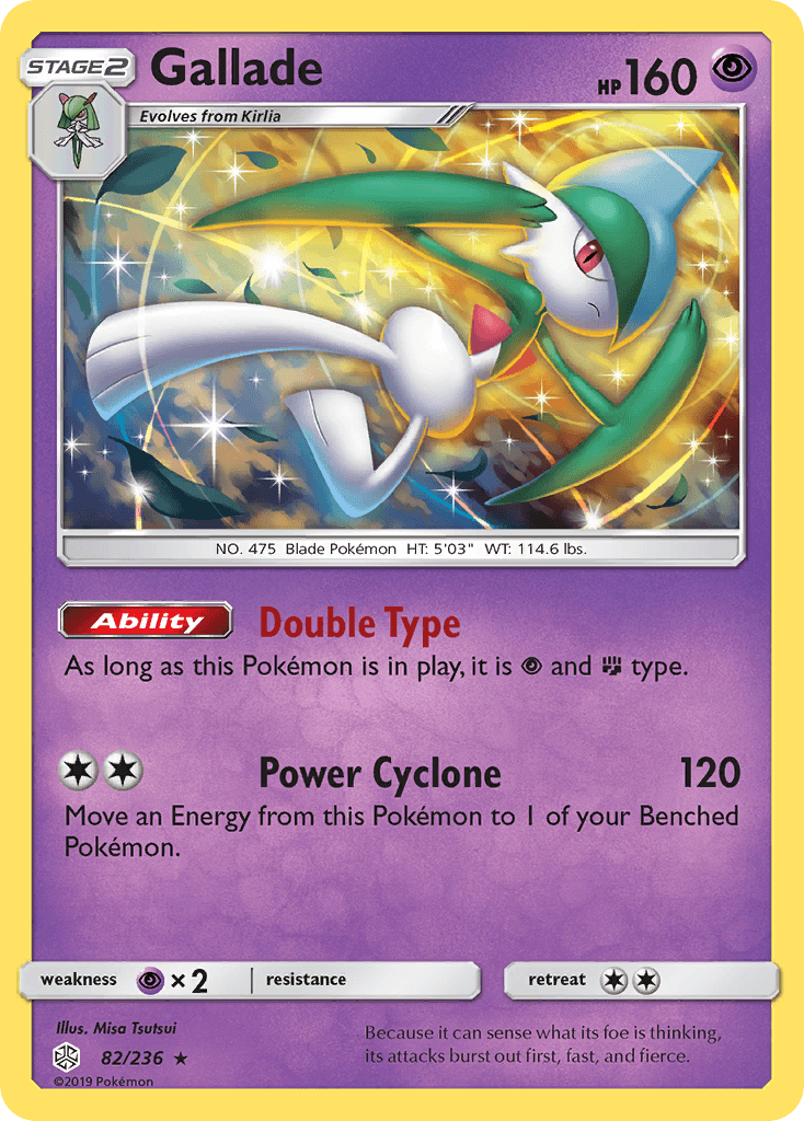 Gallade Pokémon card