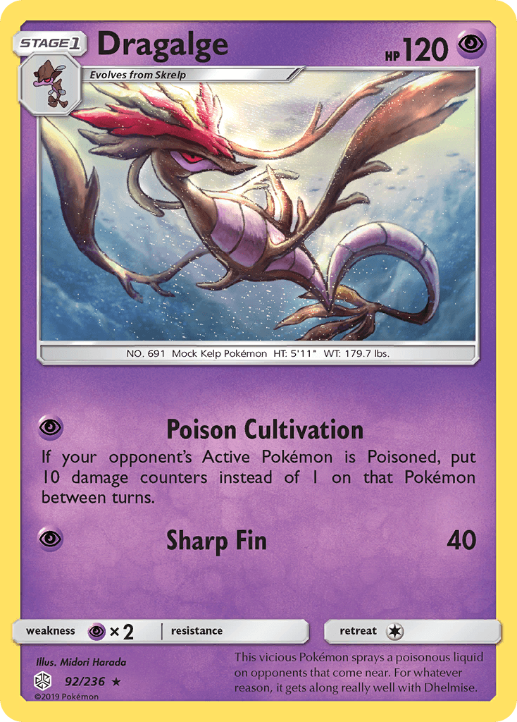Dragalge Pokémon card