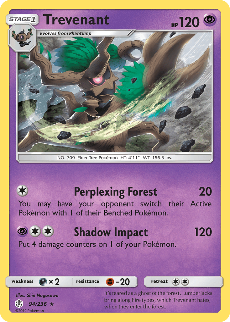 Trevenant Pokémon card