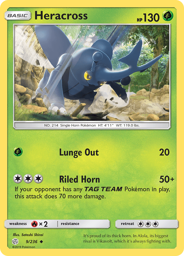 Heracross Pokémon card