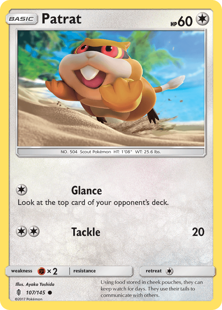 Patrat Pokémon card
