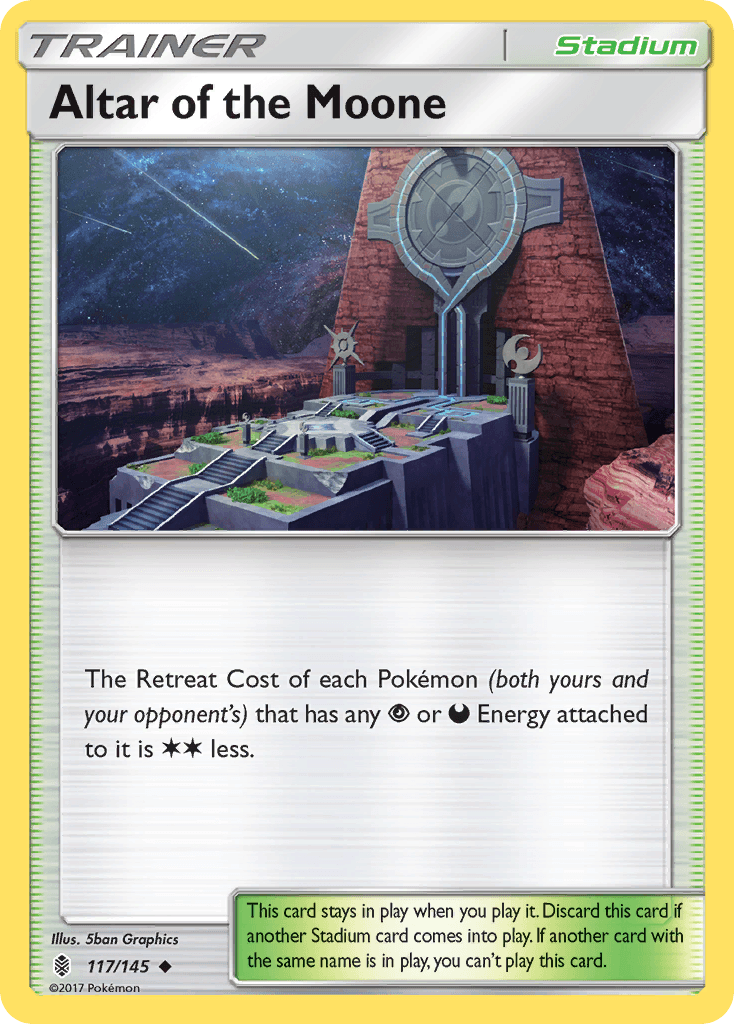 Altar of the Moone Pokémon card