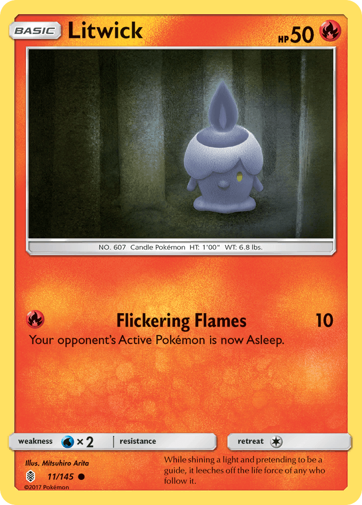 Litwick Pokémon card