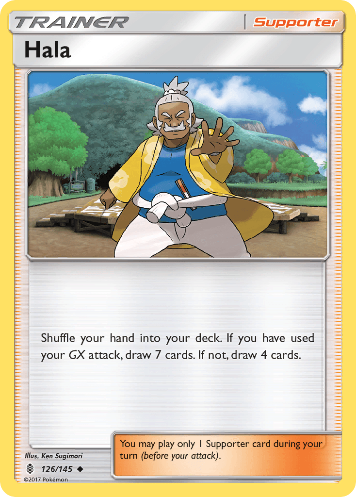 Hala Pokémon card