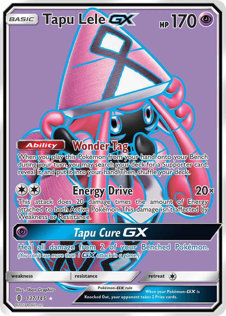 Tapu Lele-GX Pokémon card