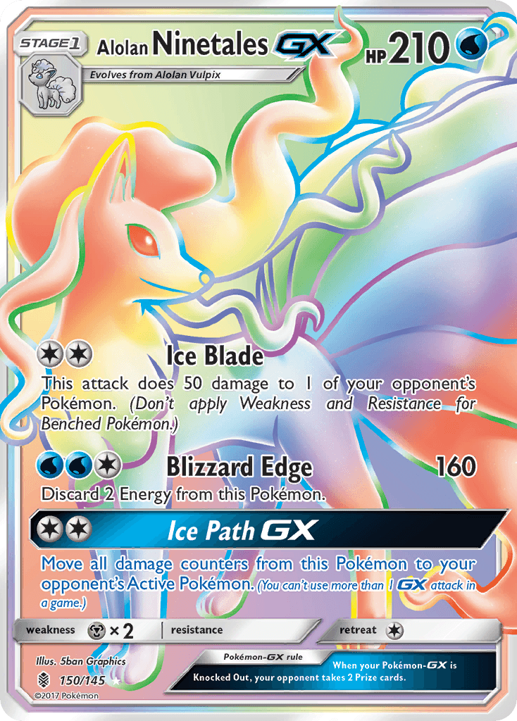 Alolan Ninetales-GX from Guardians Rising
