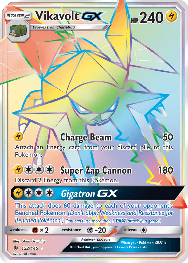 Vikavolt-GX Pokémon card