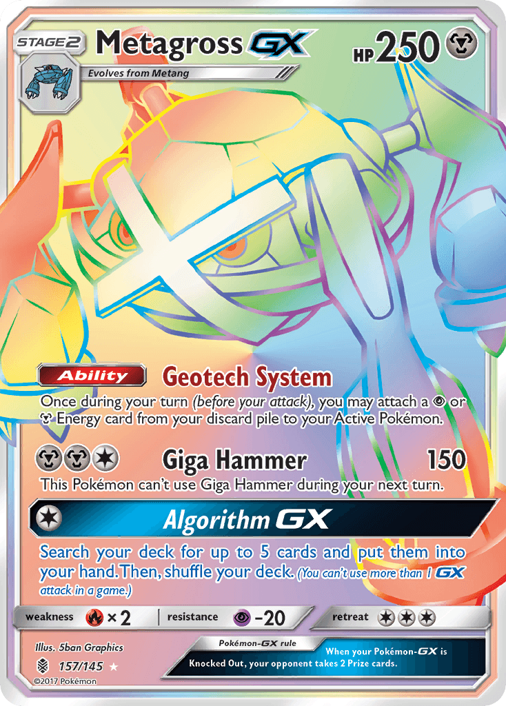 Metagross-GX from Guardians Rising