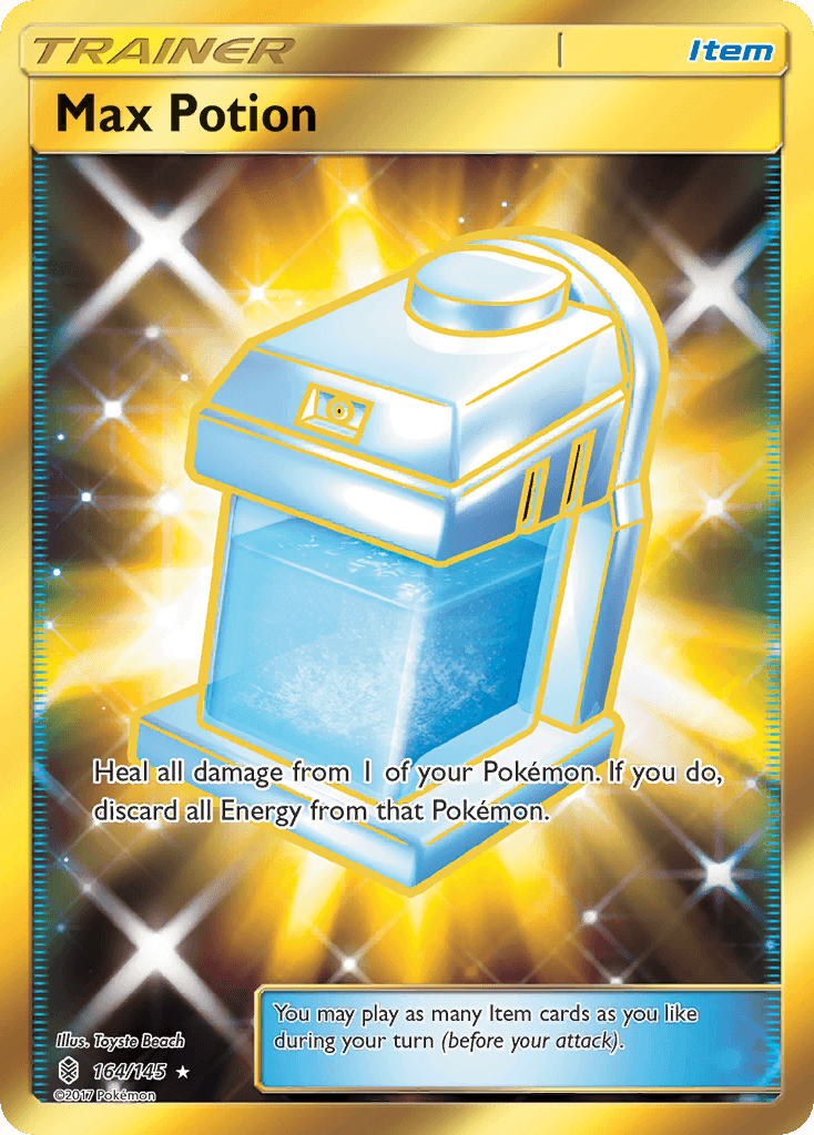 Max Potion Pokémon card