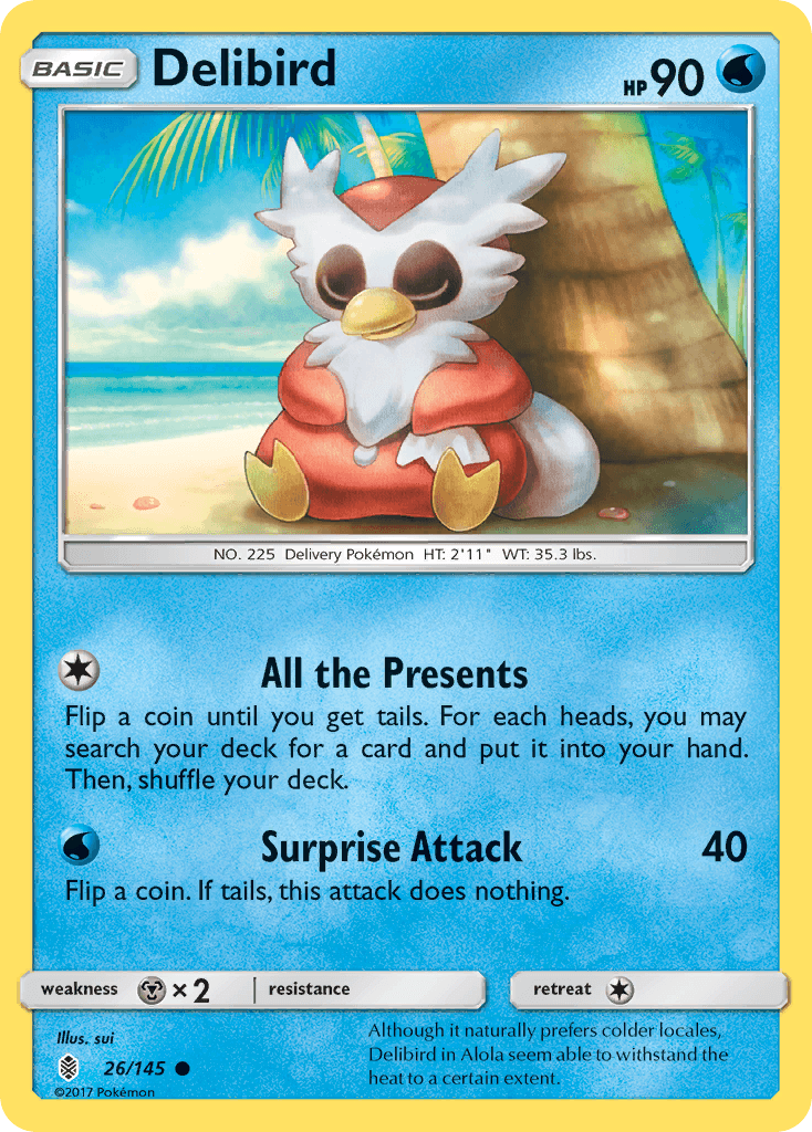 Delibird Pokémon card