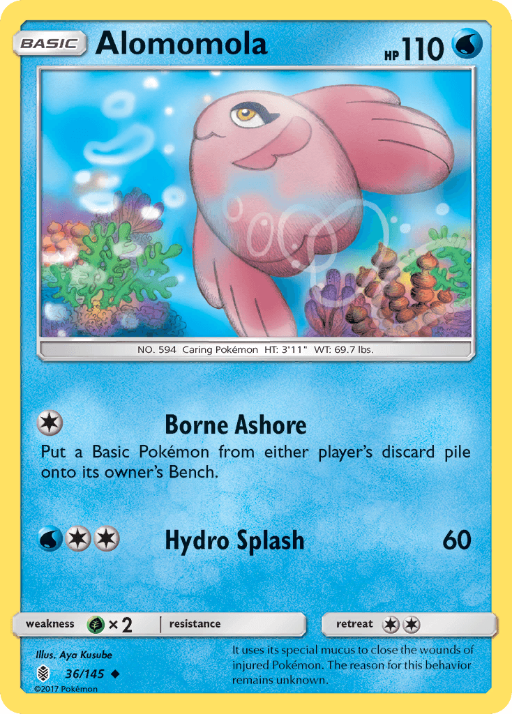 Alomomola Pokémon card
