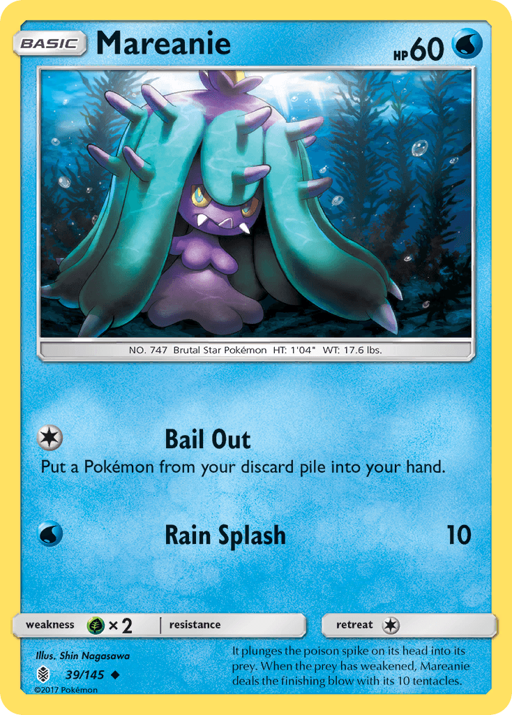 Mareanie Pokémon card