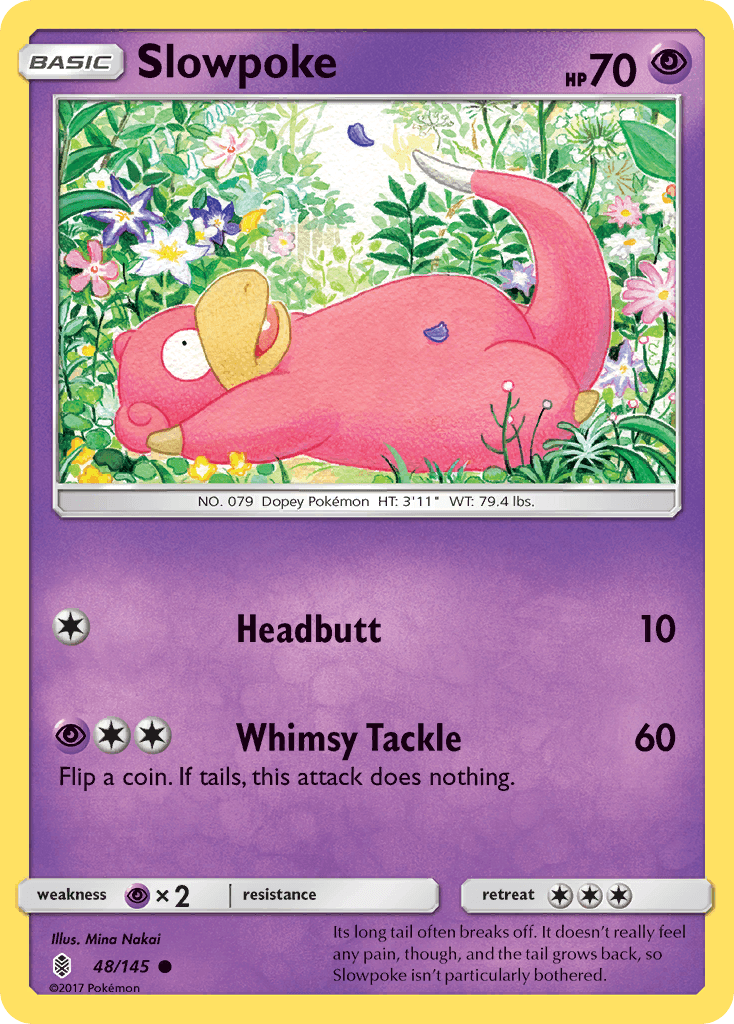 Slowpoke Pokémon card